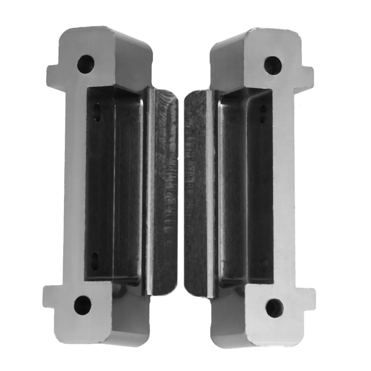 2Pcs Upgrade Spare Rc Car Parts Front Rear Bumper for Wltoys A959-B A969-B A979-B,Gray