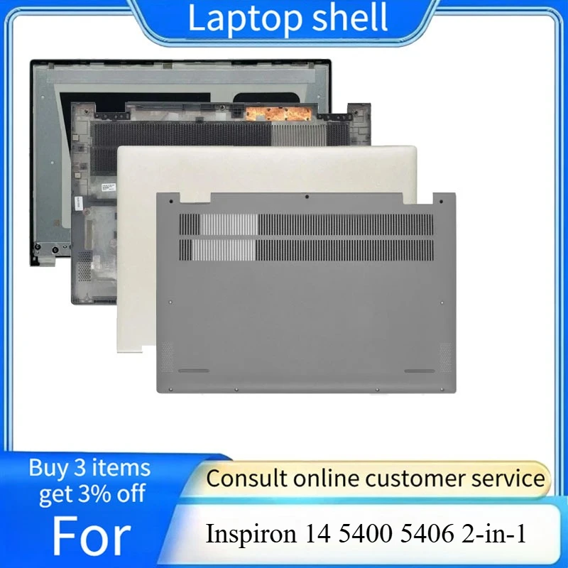 LCD back case/palm rest/screen frame Suitable for Inspiron 14 5400 5406 2-in-1 laptop bottom cover ABCD cover 0MCP26 0RV0PM