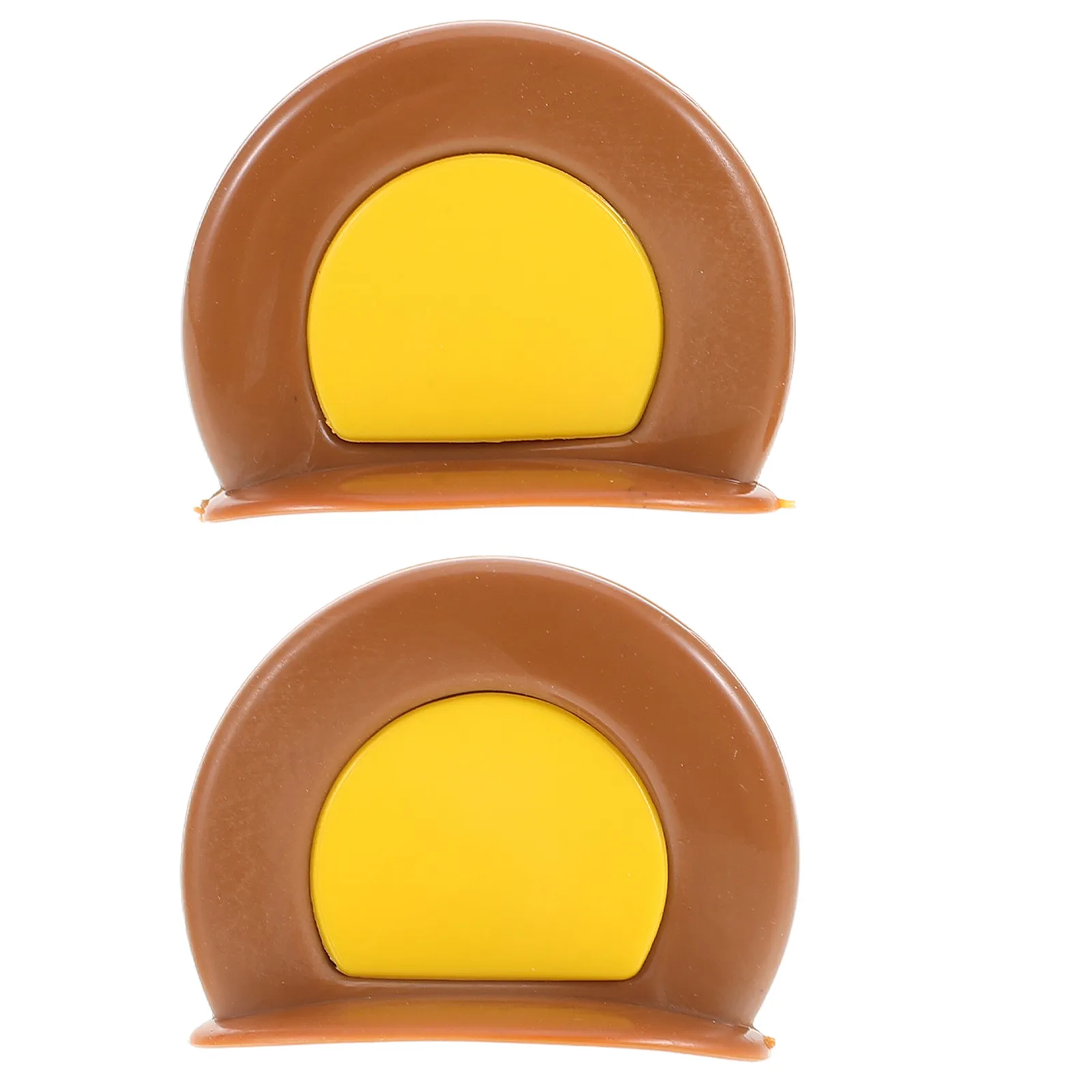 

1Pair Adorable Bear Ear Attachments Cute Plastic Stickers for Bike Motorcycle Helmets Easy to Apply Remove Pair Design