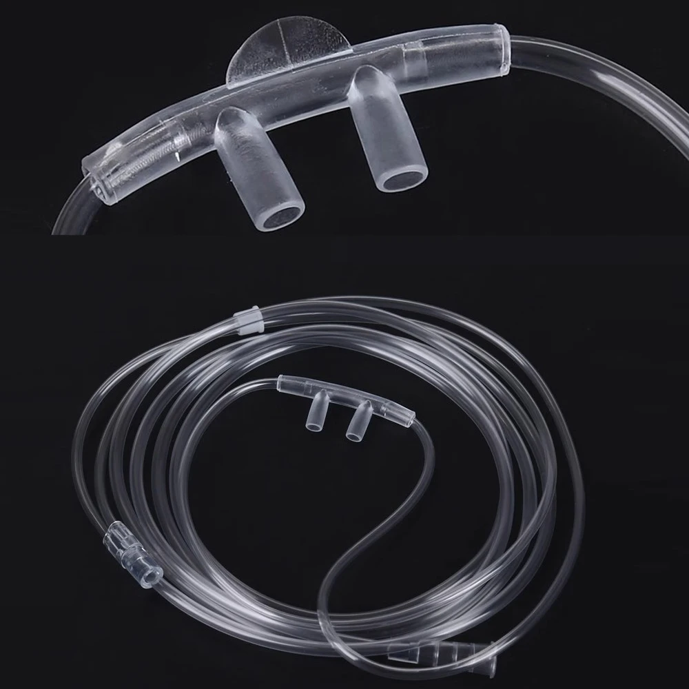 Plastic Oxygen Tube 2m/5m Disposable Nasal Cannula Oxygen Tube Independent Packing Medical Care Machine Breathing Cannula