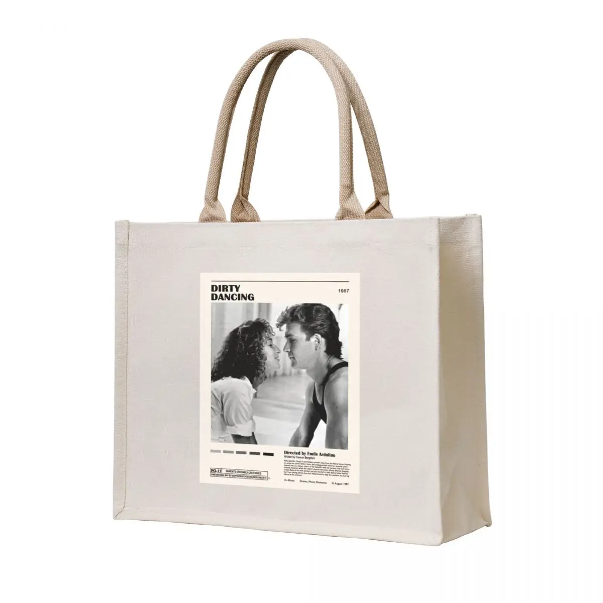 

D-rty Danc-ng vintage Tote Bag tote bag men's custom fabric bag Big