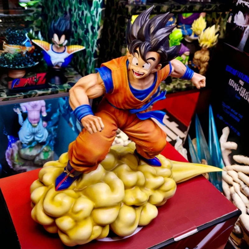 En Stock, 31cm, Dragon Ball Fc Vf, danza muscular, nube, nube de equitación, juventud, Wukong, modelo de Anime hecho a mano, adorno, regalos de cumpleaños
