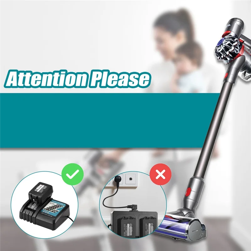 

Intuitive Vacuums Power Battery Waist-Mounted Weight Reducer Adapted To 18-20V For Lithium Battery For Dyson V6 V7 V8 Ada