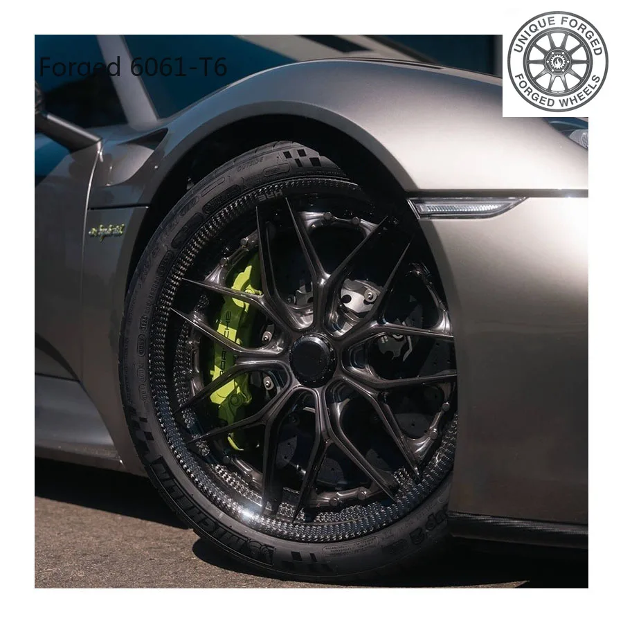 

New model of 26Carbon Fiber Rims Two-Piece Alloy Wheels 18 19 20 21 22 24 26 Inch Forged Wheels With Central Locking for 911 91