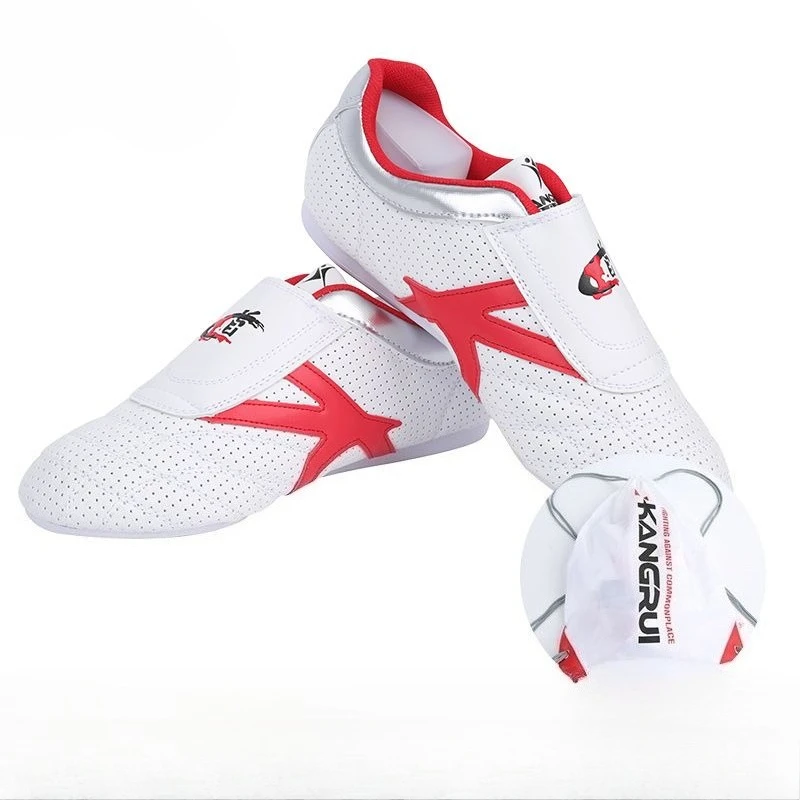 أفضل بيع أحذية التايكوندو للأزواج المضادة للانزلاق الرجال والنساء فنون الدفاع عن النفس حذاء التدريب مريح التقليدية حذاء الكونغ فو #2