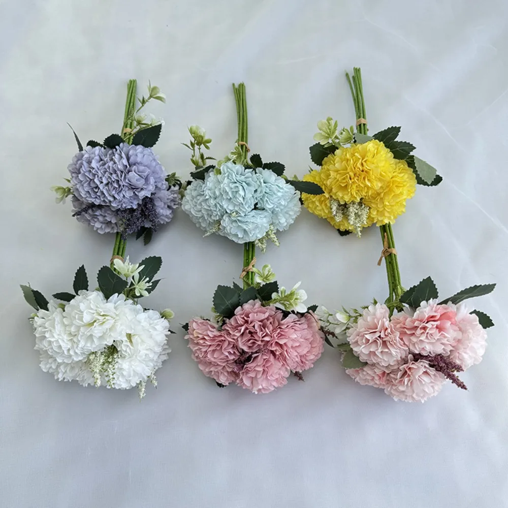 Nuevas Flores de Seda de Peonía de 30 cm, 7 Cabezas, Regalos, Ramo de Peonía Artificial, Flores Falsas para Decoración de Bodas