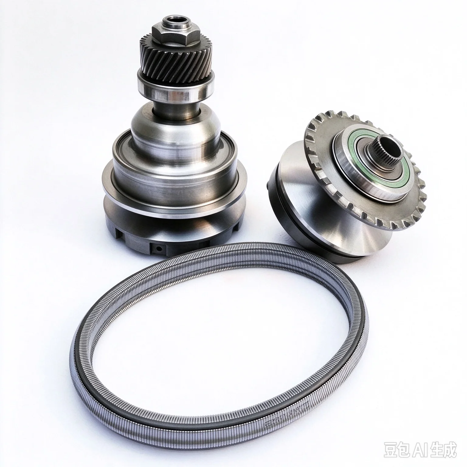 JF011 JF011E RE0F10A Continuously Variable Transmission Pulley Assembly with Chain 901066 901047 For Nissan Mitsubishi