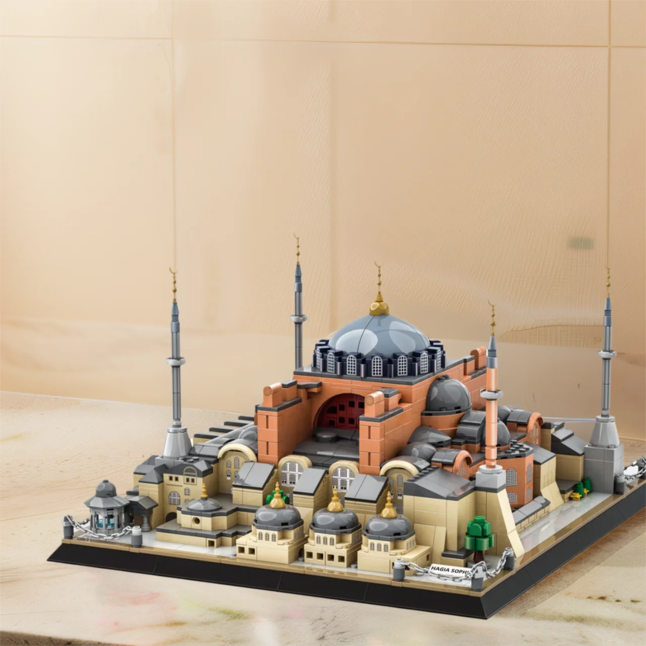 

Всемирно известная архитектура, креативный строительный блок, модель Saint Hagia Sophia Istanbul, Турция, строительный кирпич Aya Sofya Toys