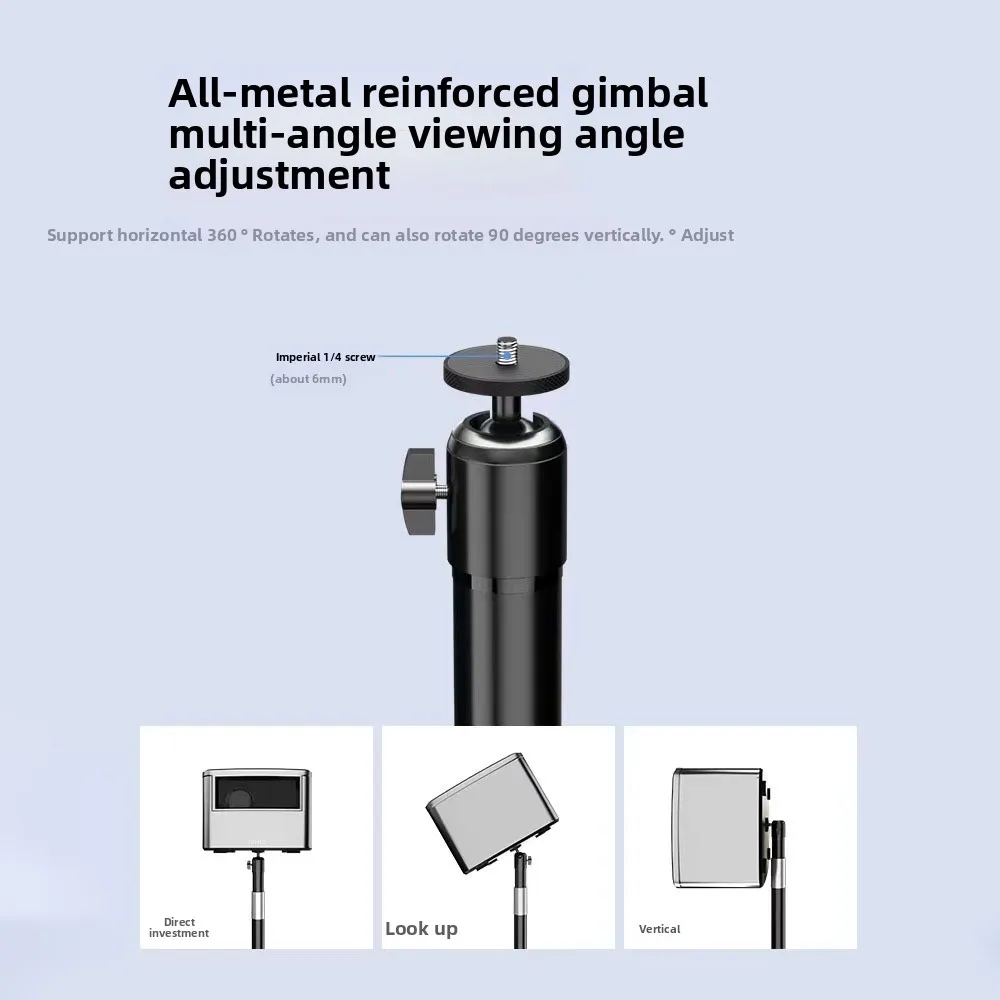 ارتفاع أسود قابل للتعديل حامل جهاز عرض صغير قاعدة قوية سطح المكتب جهاز عرض صغير قوس 40 سنتيمتر حامل أجهزة العرض المحمولة مكتب