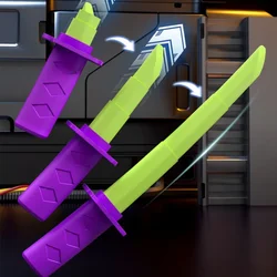3D Gravity Sword Katana Retractable Samurai Sword Stretchable Decompression Stress Relief Toy Knife Cos Prop Kids Gift Crafts