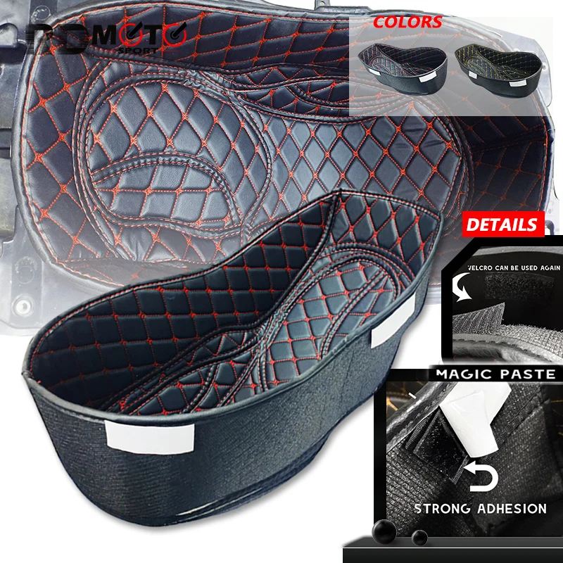 For TMAX530 DX SX 2017 2018 2019 Motorcycle Seat Storage Box Liner Luggage Tank Cover Seat Bucket Pad Lining Accessories tmax530