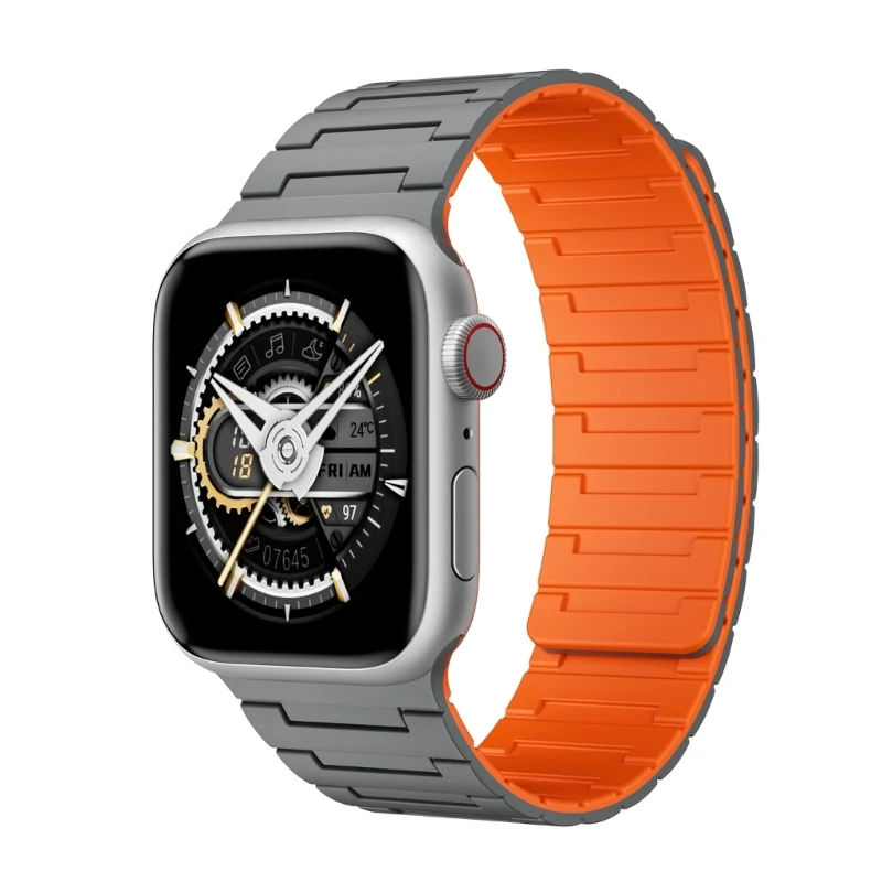 Soft Straps Gentle Skin Contact Fashionable Watch Straps Convenient Fastener Simple Installation for Watch
