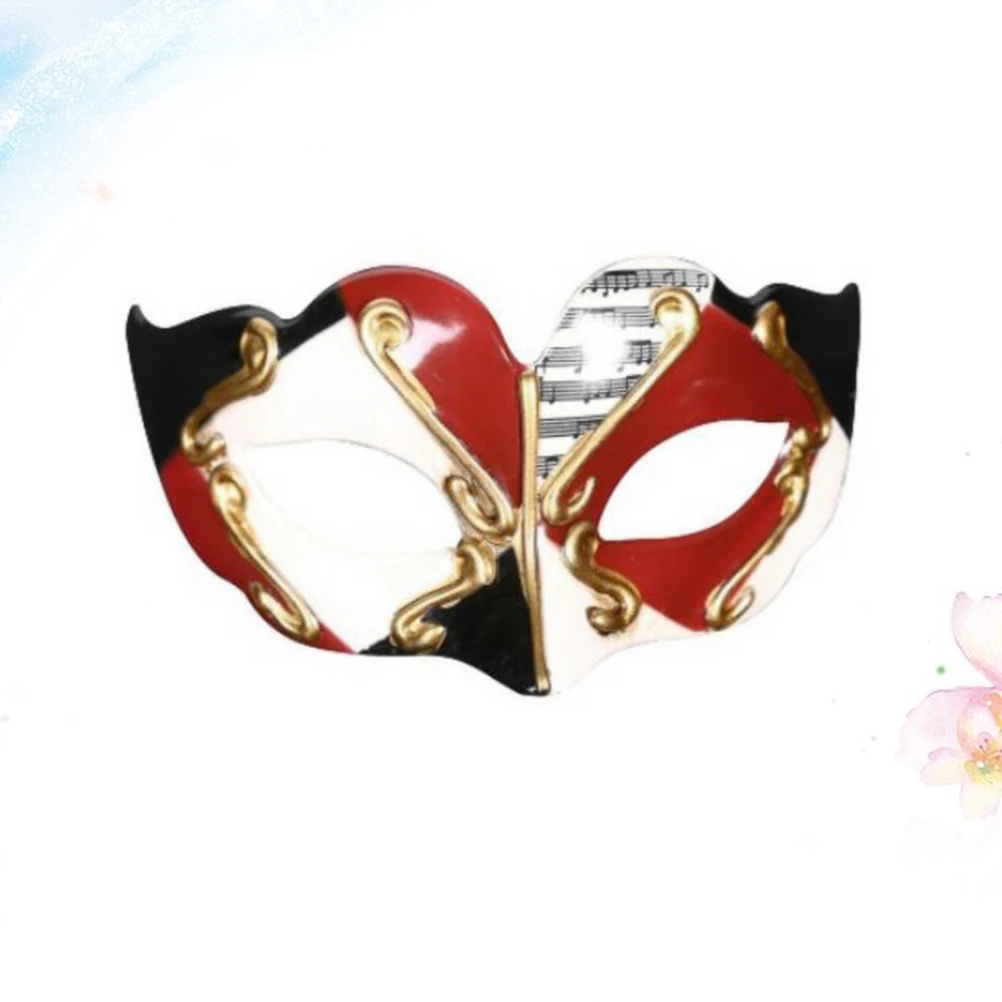

Half Face Mask Cosplay Masquerade Dance Makeup Prop Kids Halloween Short Hair Child