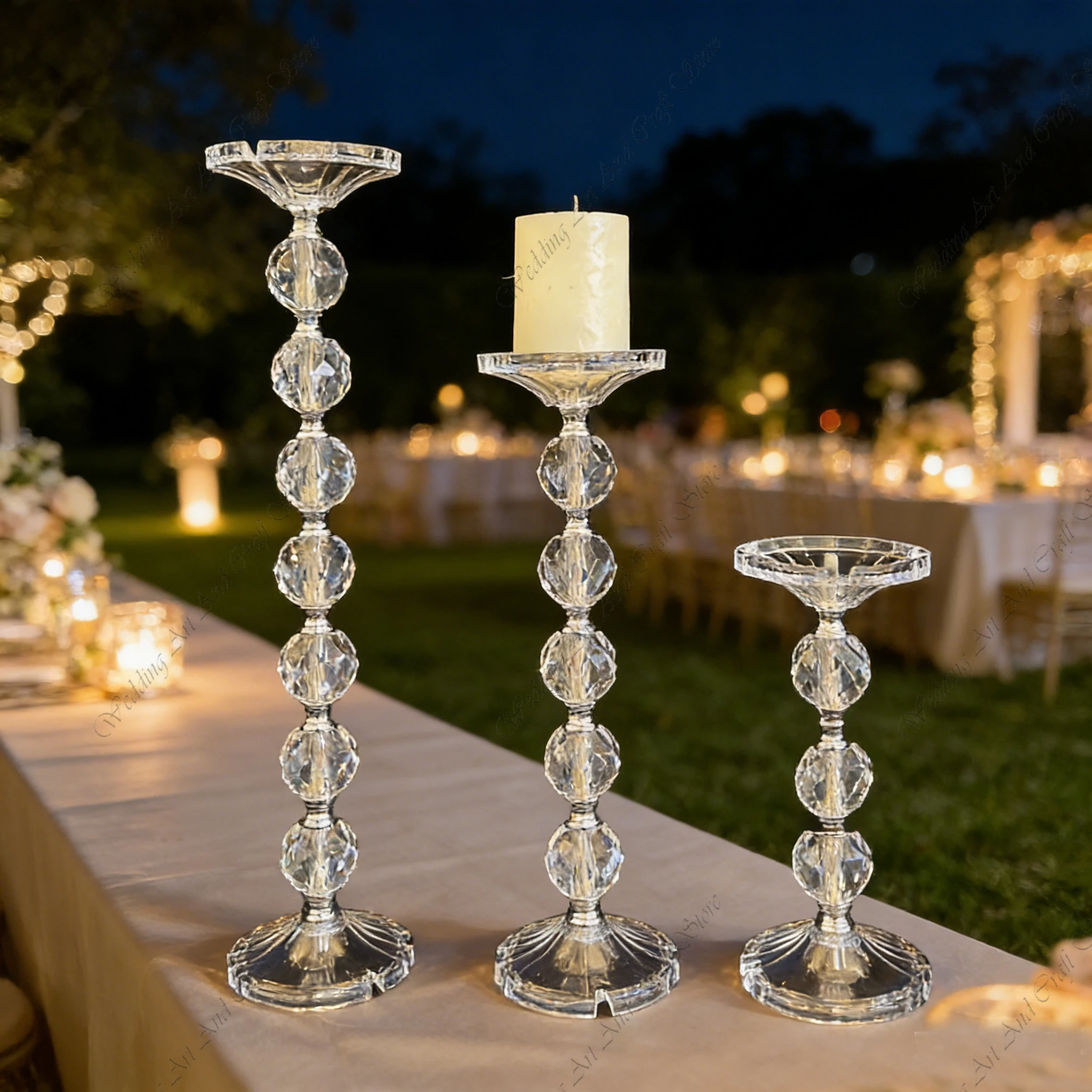 

10 шт. f30 30-80 см акриловая свадебная ваза для цветов подсвечник свадебное украшение для сцены фон при свечах дорожный направляющий реквизит ivy624