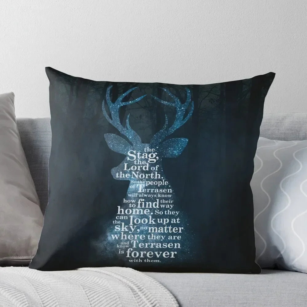 Throne of Glass - The Stag, the Lord of the North Throw Pillow Sofa Pillow Cover New year Custom Cushion pillow