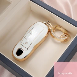 TPU Car Remote Key Case Cover Shell Fob For 911 970 997 991 996 958 918 991 Porsche Panamera Carman Macann Bobst Cayenne Boxster