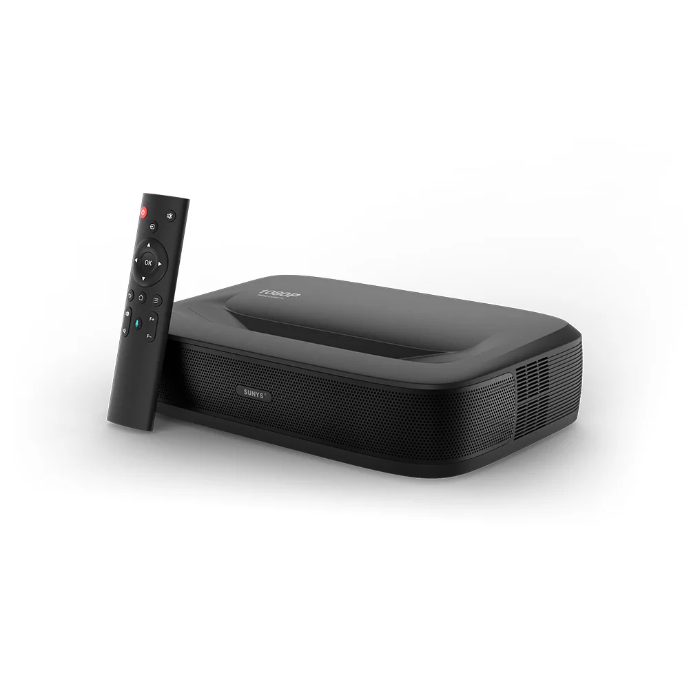 H2 Mini USTProjector 4K 3-Color DLP Ultra Short Throw HDR WiFi Auto Smart Android Projector Professional Home Cinema TV