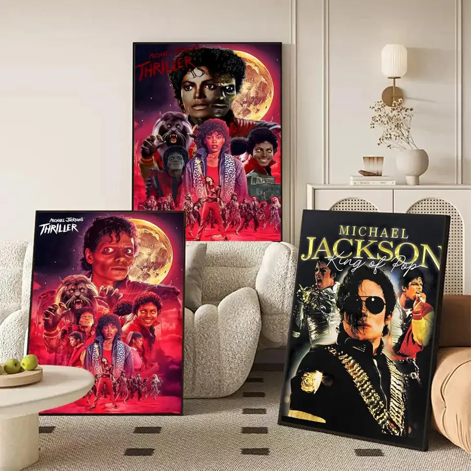 Singer M-Michael Jackson Poster Removable Wall Sticker Mural for