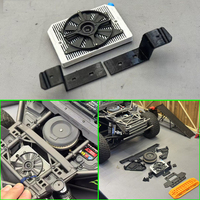Simulated Black Plastic Engine Compartment Cover for 1/7 UDR Short Card TRAXXAS Accessories