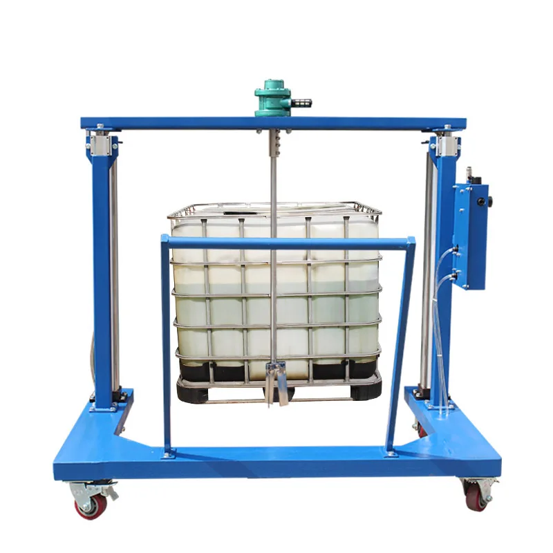 

Ton barrel, mixer IBC ton barrel mixer, pneumatic lift type, mixer, high power explosion-proof