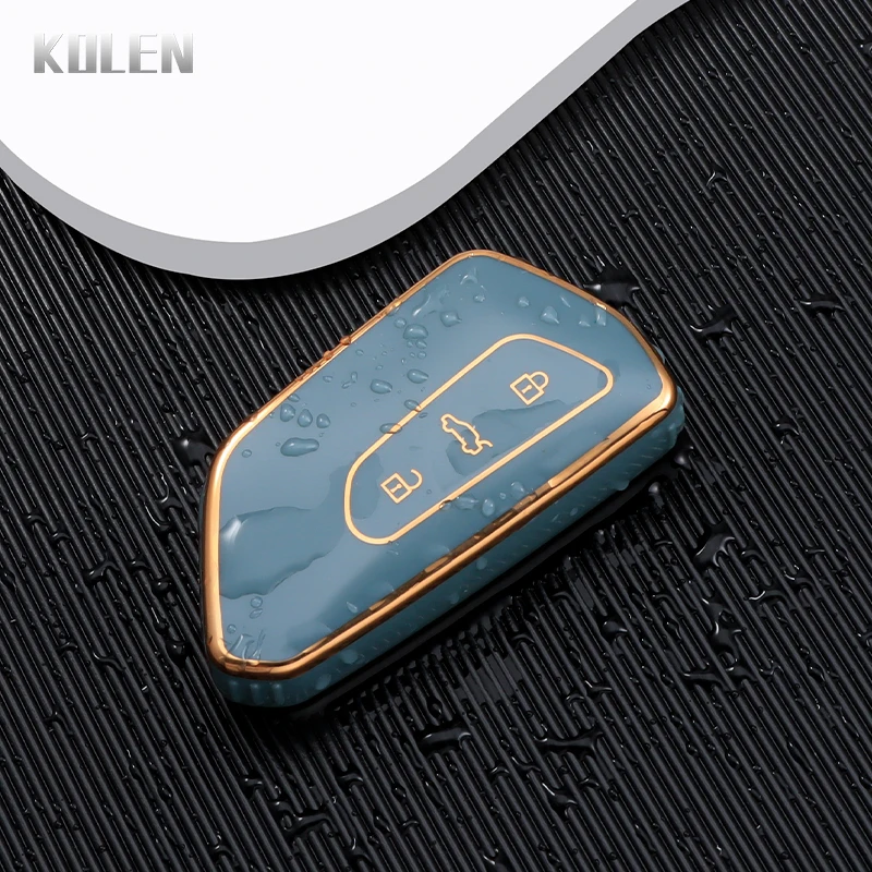 Fashion TPU Car Key Case Cover Shell Fob For Volkswagen VW Golf 8 MK8 ID-4 ID-6 For Skoda Octavia A8 For Seat Leon FR MK4 Cupra