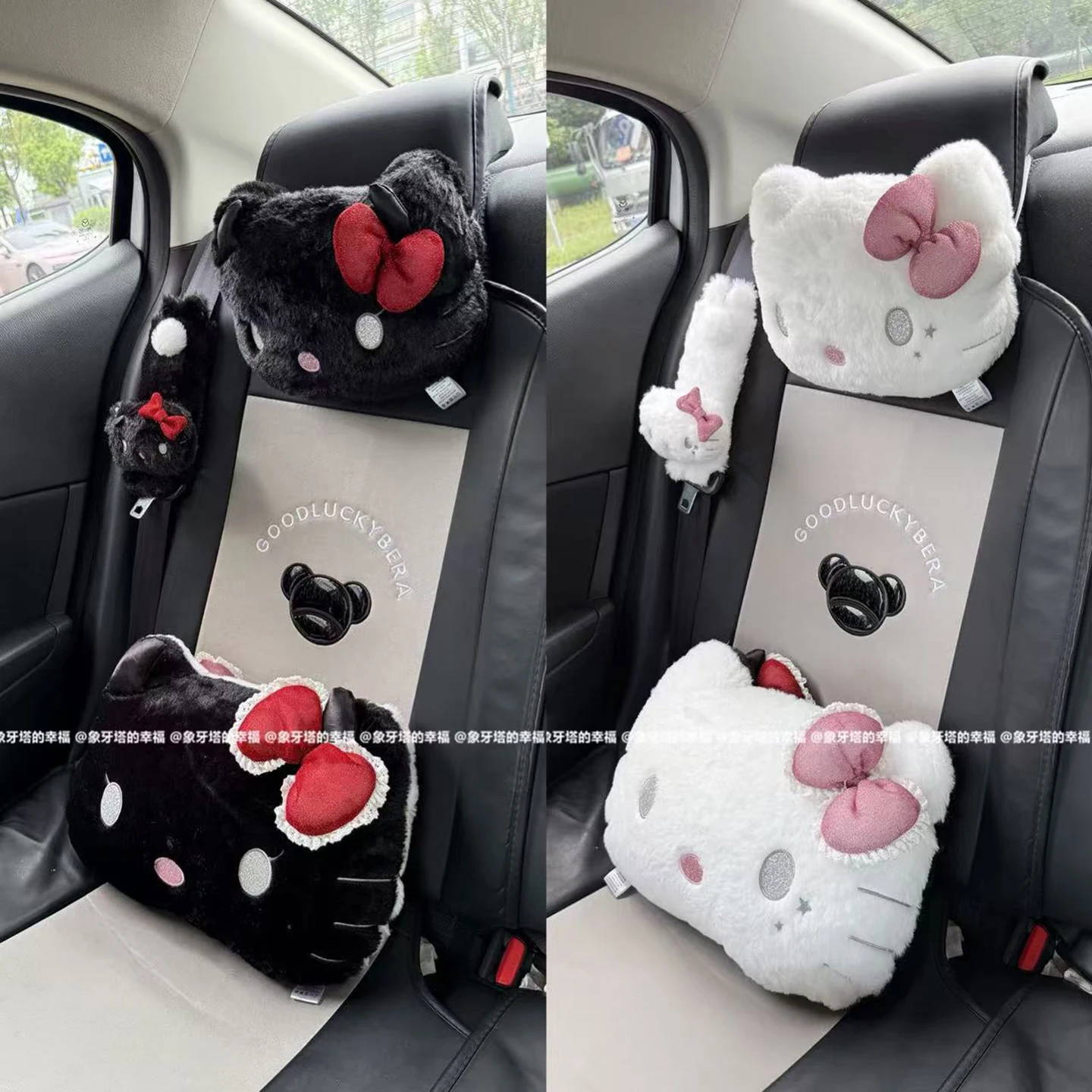 

Car Universal Headrest Lumbar Cushion Back Cushion Lumbar Pillow Car Comfort Neck Pillow Car General Accessories