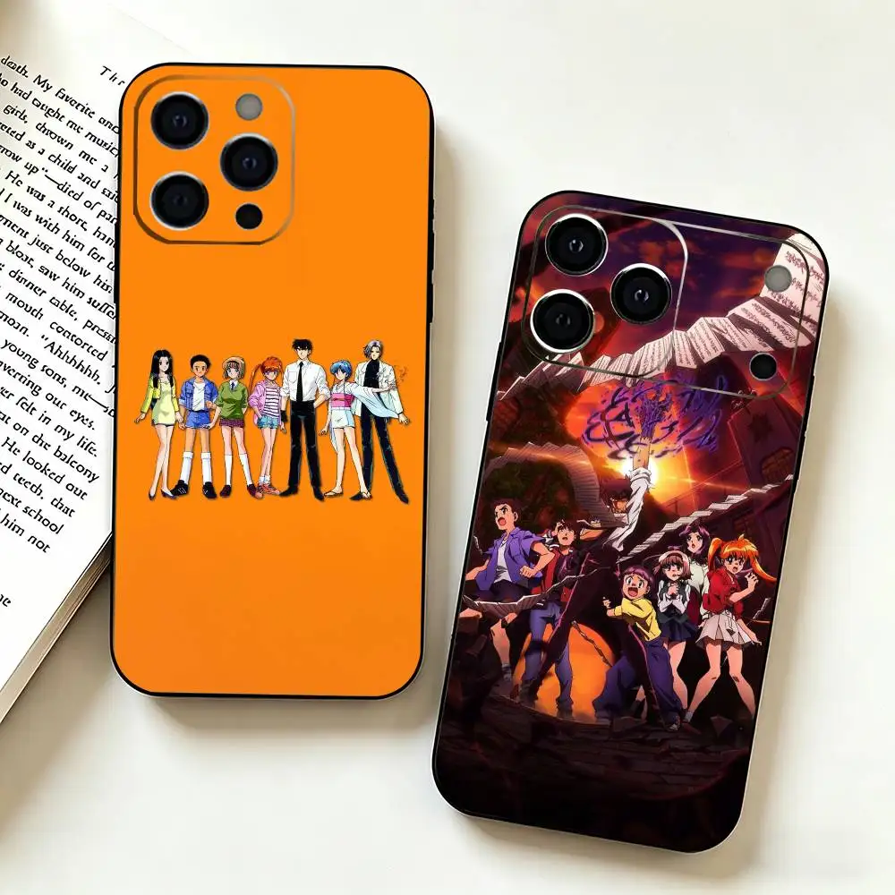 Чехол для телефона Fantasy Anime J-Jigoku Sensei Nube для iPhone 17, 16, 15, 14, 13, 12, 11 Plus, Pro Max и других моделей, мягкий черный чехол