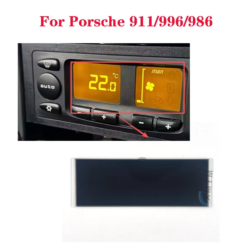 For Porsche 911/996/986 Heater/Air Conditioning Temperature Control LCD Display Screen Replacement Repair and Use