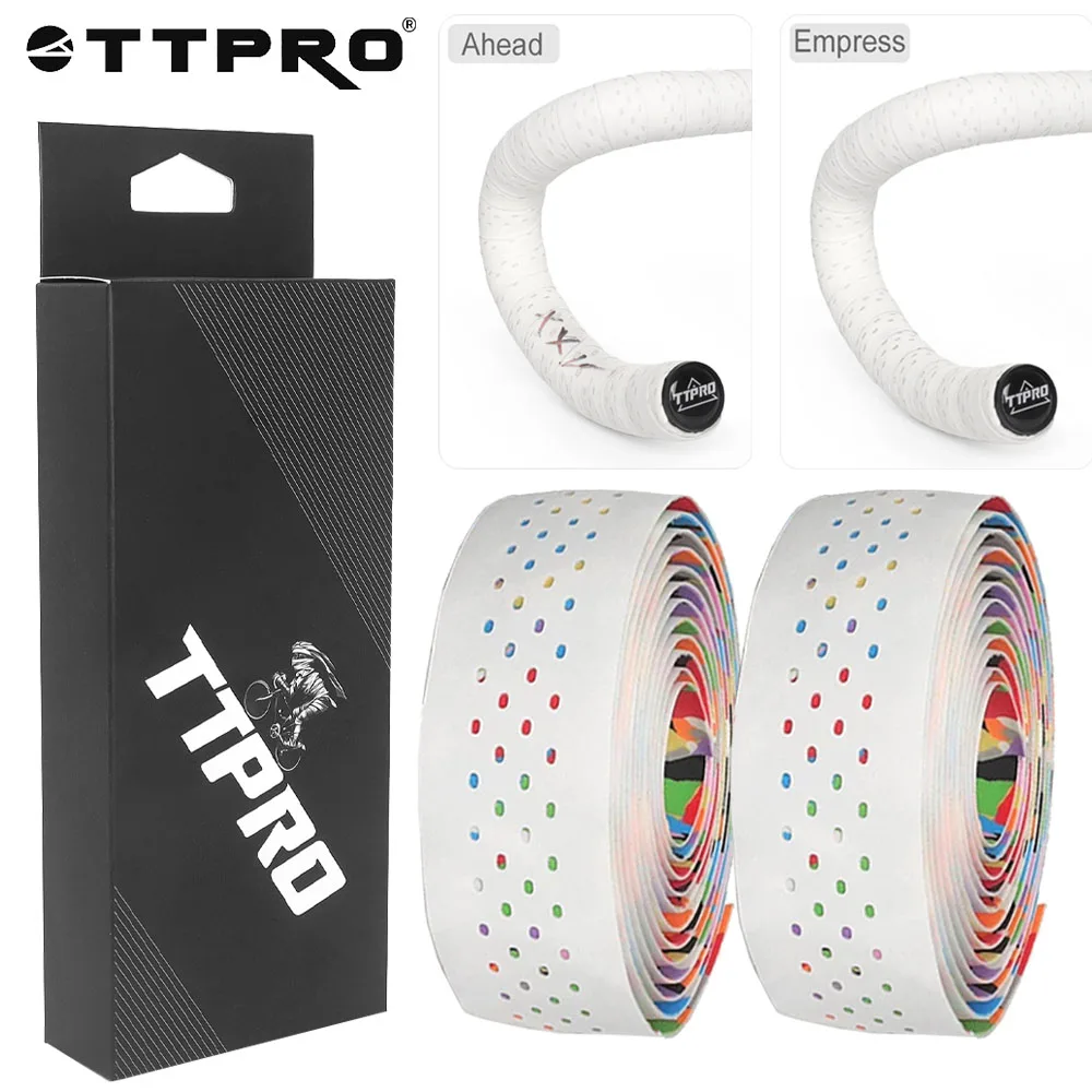 AliExpress TTPRO Stain-proof design Road Bike Handlebar Tape PU Shock Absorbing Wear-Resistant Cycling Strap For Road Gravel Bike Tape