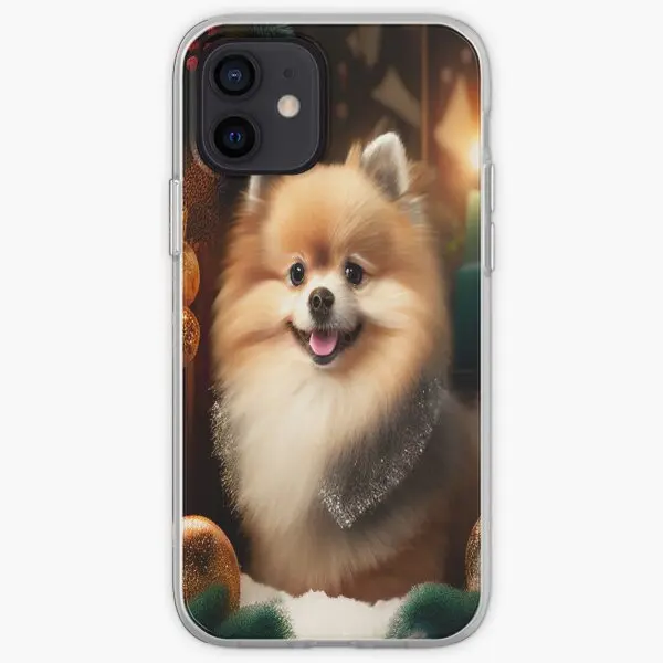 Pomeranian Iphone Tough Case  Phone Case Customizable for iPhone 11 12 13 14 Pro Max Mini 6 6S 7 8 Plus X XS XR Max Fashion TPU