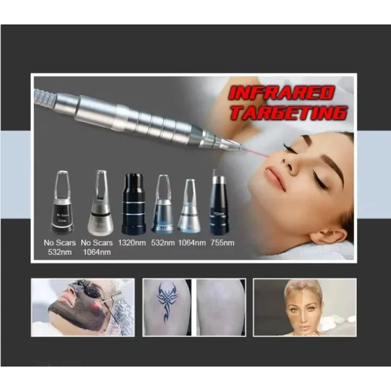 Hair Removal Machine FAC Technology 4 In 1 Soprano Titanium Ice 755 808 940 1064nm ND YAG RF IPL Painless