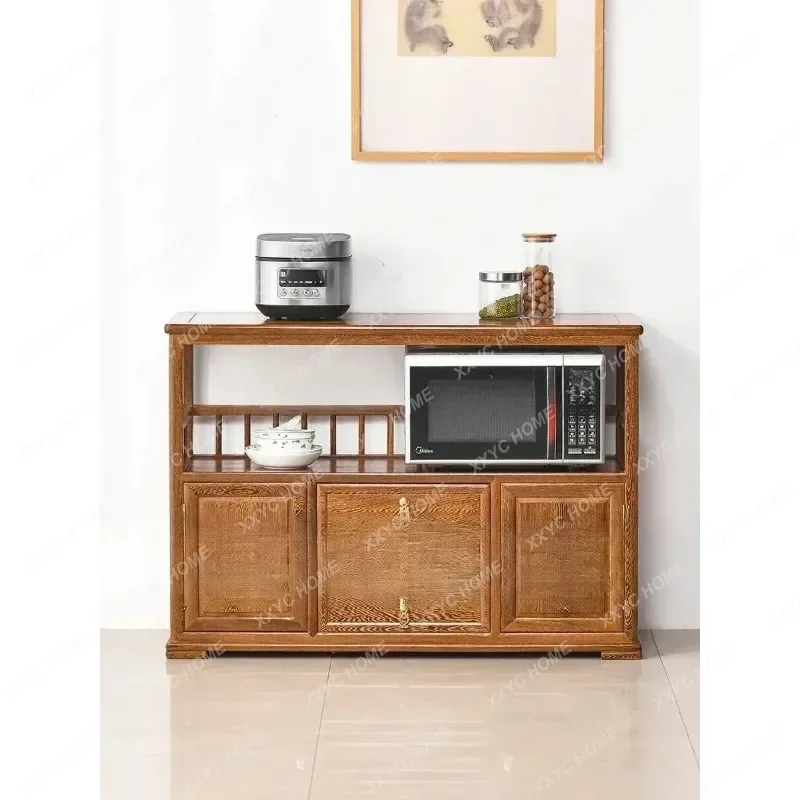 XXChinese Style Solid Wood Antique Cupboard Cupboard Hallway Locker Rosewood Tea Cabinet