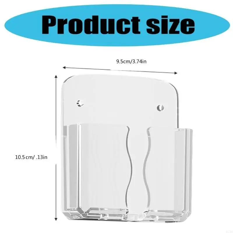 H7JF настенные держатели телефона Clear Design для спальни и офиса Организация использования с легкой установкой и доступом к