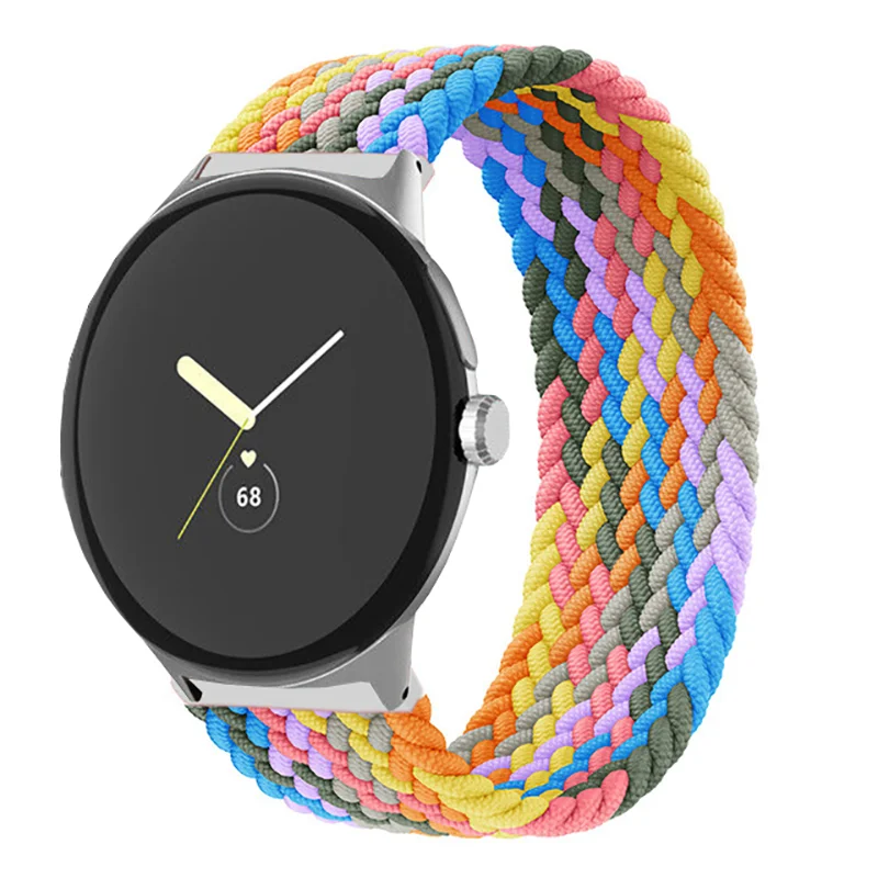 

Braided Solo Loop for Google Pixel Watch 2 band Smartwatch Elastic Nylon belt correa bracelet Pixel Watch Active strap