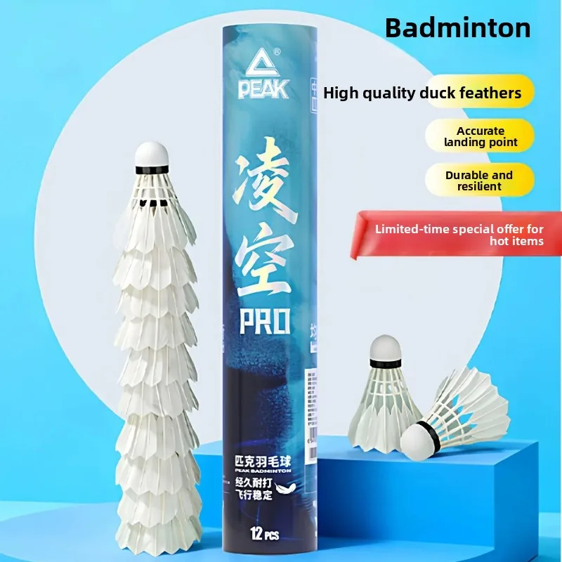 

Stable Flight Duck Goose Feather Badminton Shuttlecocks Durable Indoor Outdoor Training Sport Balls