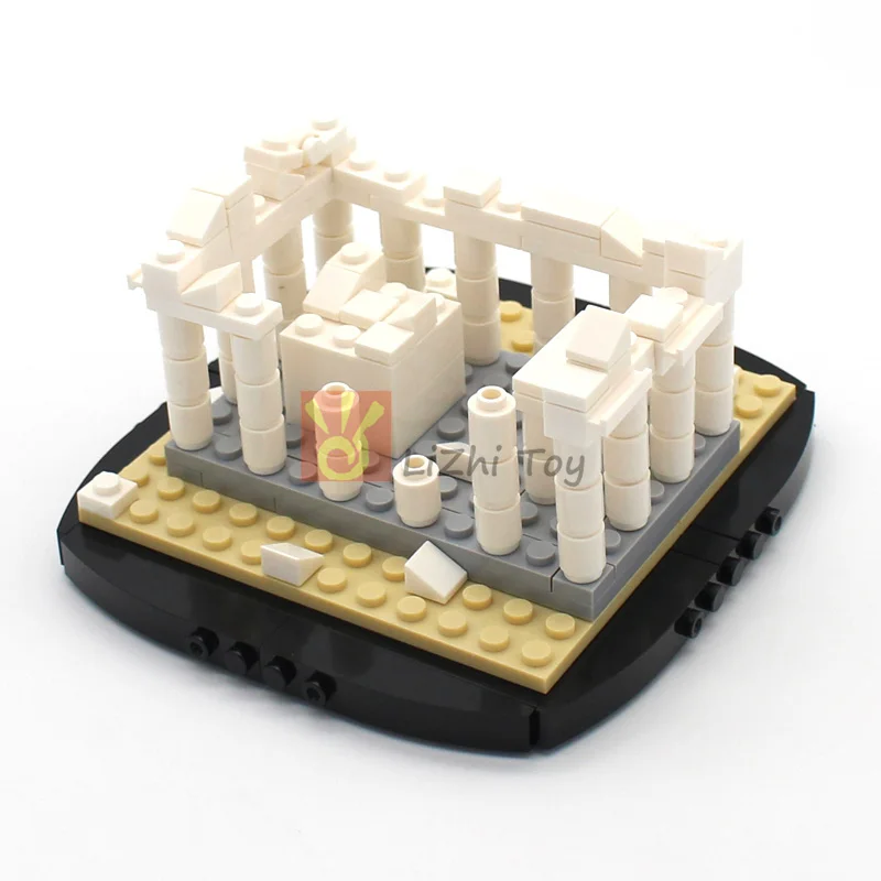 Architecture Colosseum Acropolis Giza Plateau Sphinx Building White House Pyramid Attractions Building Blocks Construction Toys