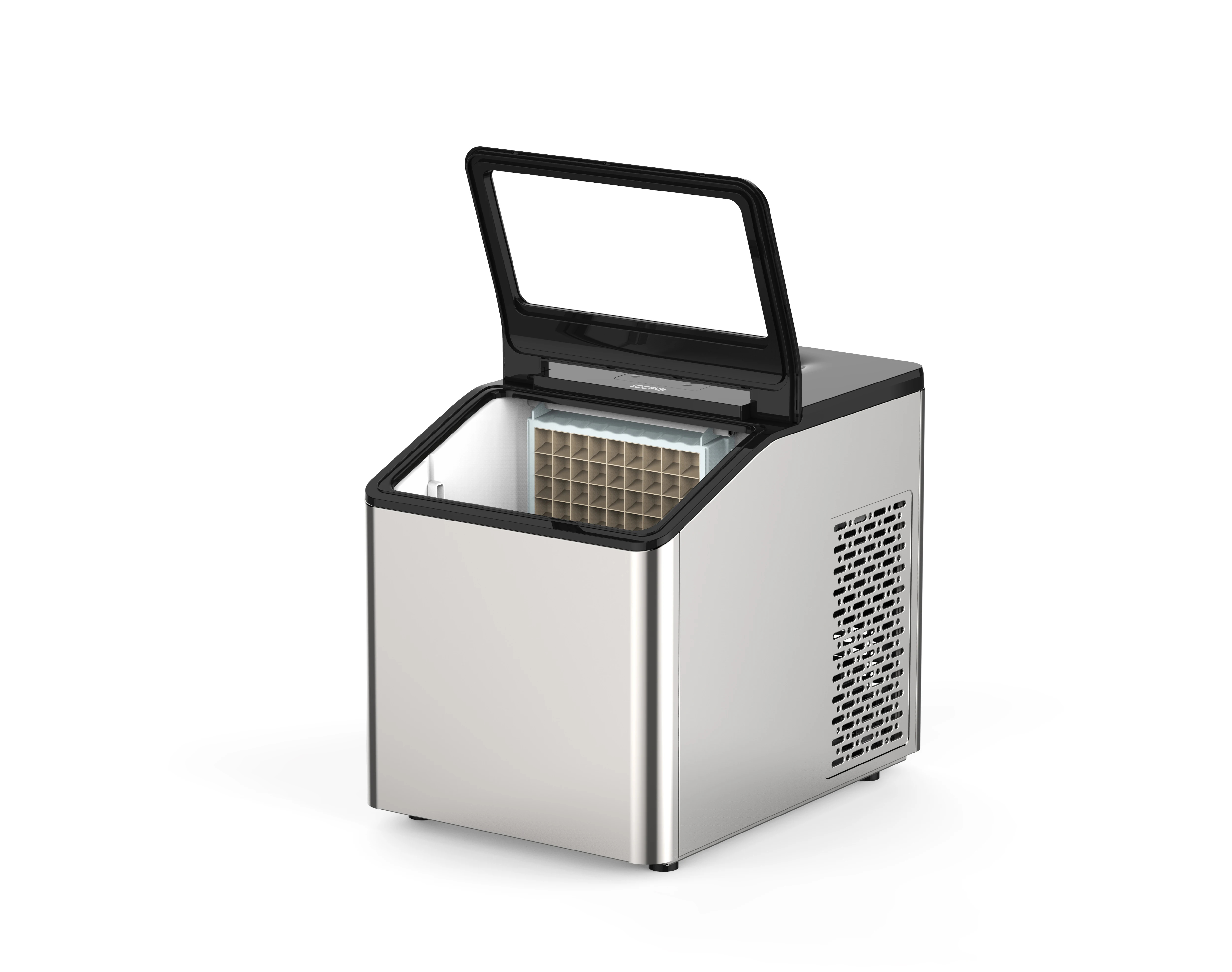 

Home Use Commercial Automatic Ice Maker 30KG Stainless Steel Ice Cube Maker Machine Ice Machine 4.4L