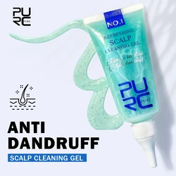 PURC Salicylic Acid Dandruff Shampoo Gel Men Women Oil Control Itching Refreshing Deeply Cleansing Scalp Hair Care Products
