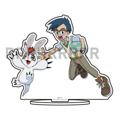 Anime Digital monster Digimon Figura Doll Yagami Hikari Takaishi Takeru KIDO JYOU Acrylic Figure Stand Model Toy Gift