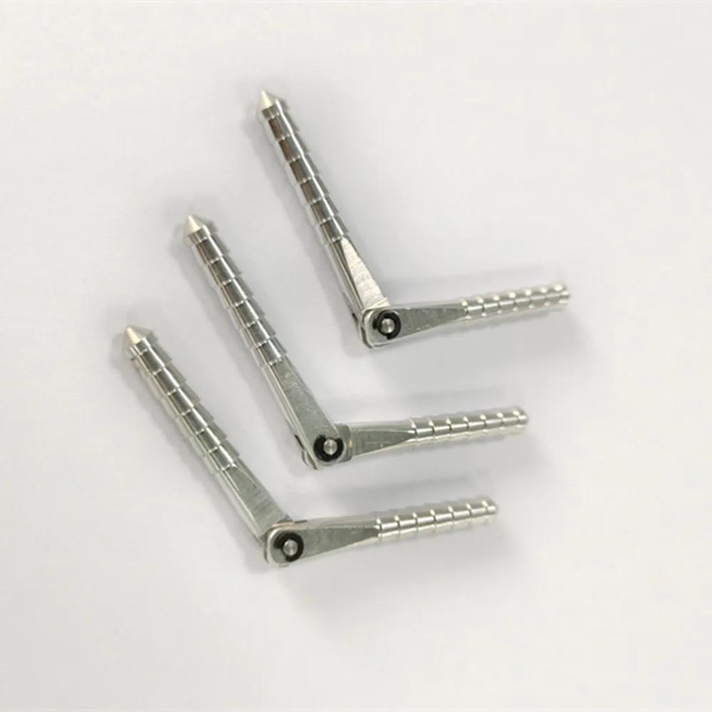 5Pcs Aluminum Pin Hinges 68mm for RC Fixed-Wing Airplane Aileron Elevator Rudder, Durable Control Surface Hinges Upgrade Parts