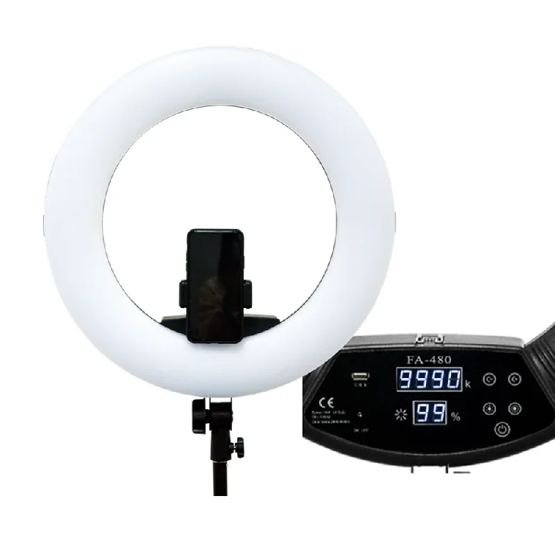 Селфи-кольцо для камеры аксессуары для фотосъемки FA-480II 2800-9990k управление через приложение с сенсорным экраном для фотографии Tiktoks