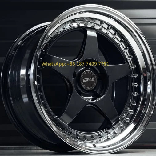 

SYAC High Strength Factory Direct Custom Five Spoke Two Piece Forged Aluminum Alloy Wheel Hub