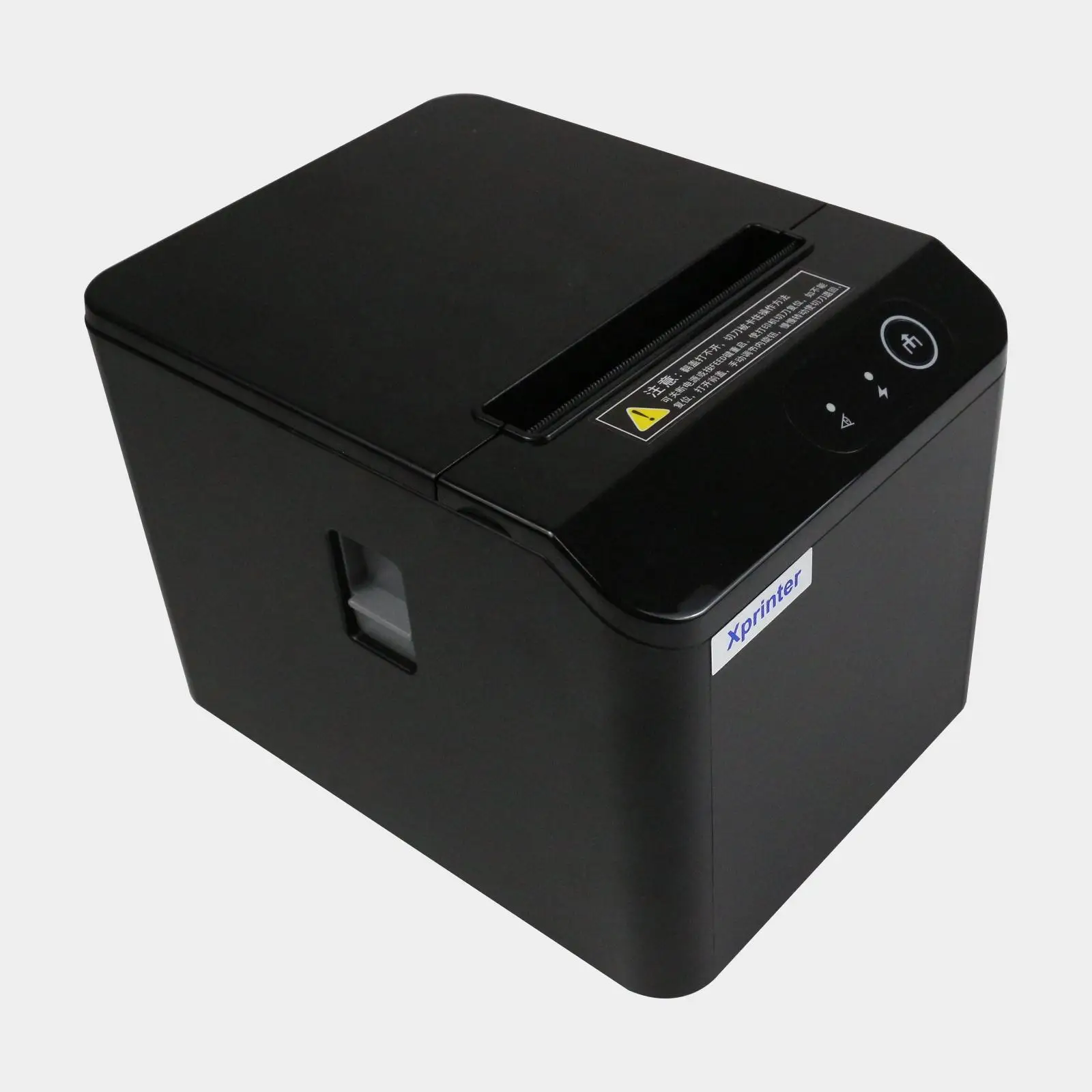 طابعة Xprinter الاقتصادية Xp-T80Q USB + LAN قطع تلقائي 80 مم طباعة POS للمطبخ والمطاعم طابعة الإيصالات الحرارية