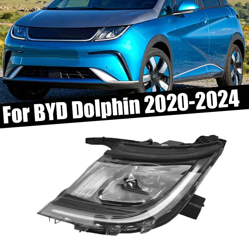 

Для BYD Dolphin 2020 2021 2022 2023 2024 Автомобильные аксессуары Передний бампер Фара дальнего света Сигнальная лампа Фара в сборе