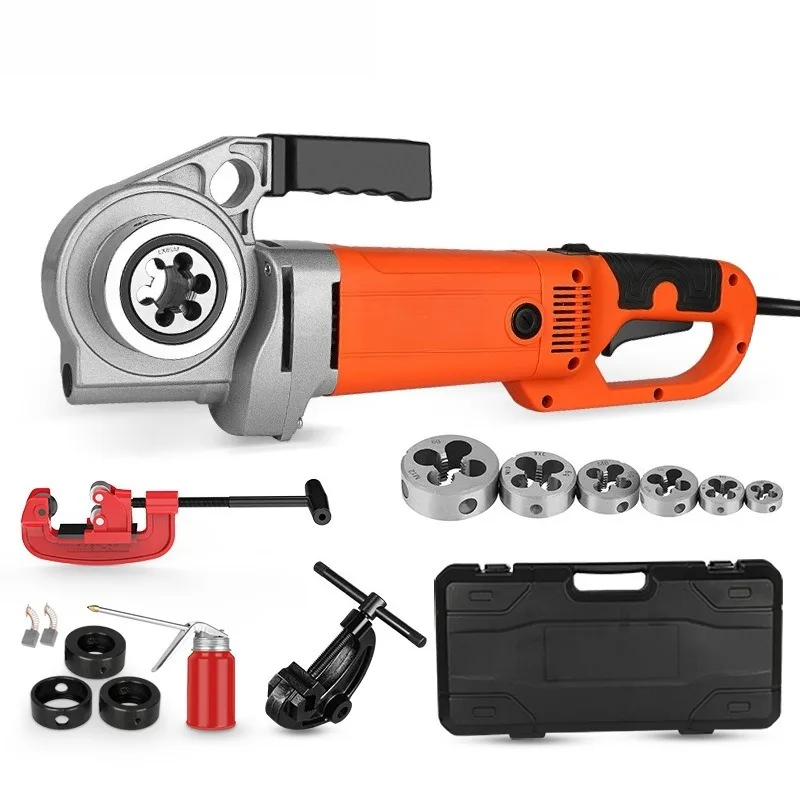Electric handheld water fire steel bar tooth opening automatic iron galvanized stranding machine