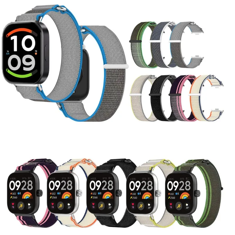 Smart Watch band Trail Nylon Strap For Redmi Watch 6 5 4 Active Lite/ For Xiaomi Band 8 9 10 Pro Miband 8 9 10 Pro Watch4/5/6