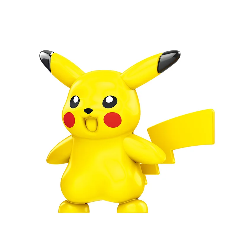 Kompatybilny z figurką z kreskówek blokowa montaż le zabawki idź na prezenty dla dzieci T26-36 Pokémon mini figurki zwierząt domowych