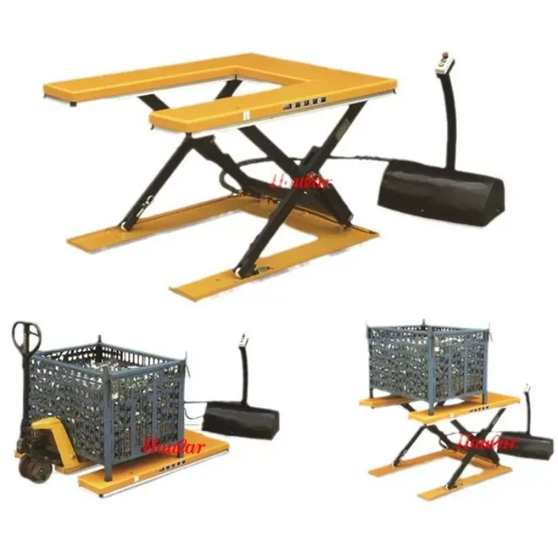U-shaped Platform Fixed Lifting Platform Small Electric Lift Handling Warehousing Transportation Equipmen