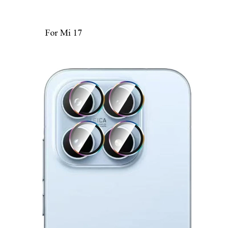 1 مجموعة عدسة فيلم حامي ل Xiaomi 17 برو ماكس حلقة معدنية كاميرا حماة ل Xiaomi Mi17 Mi17Pro عدسة غطاء زجاجي #5