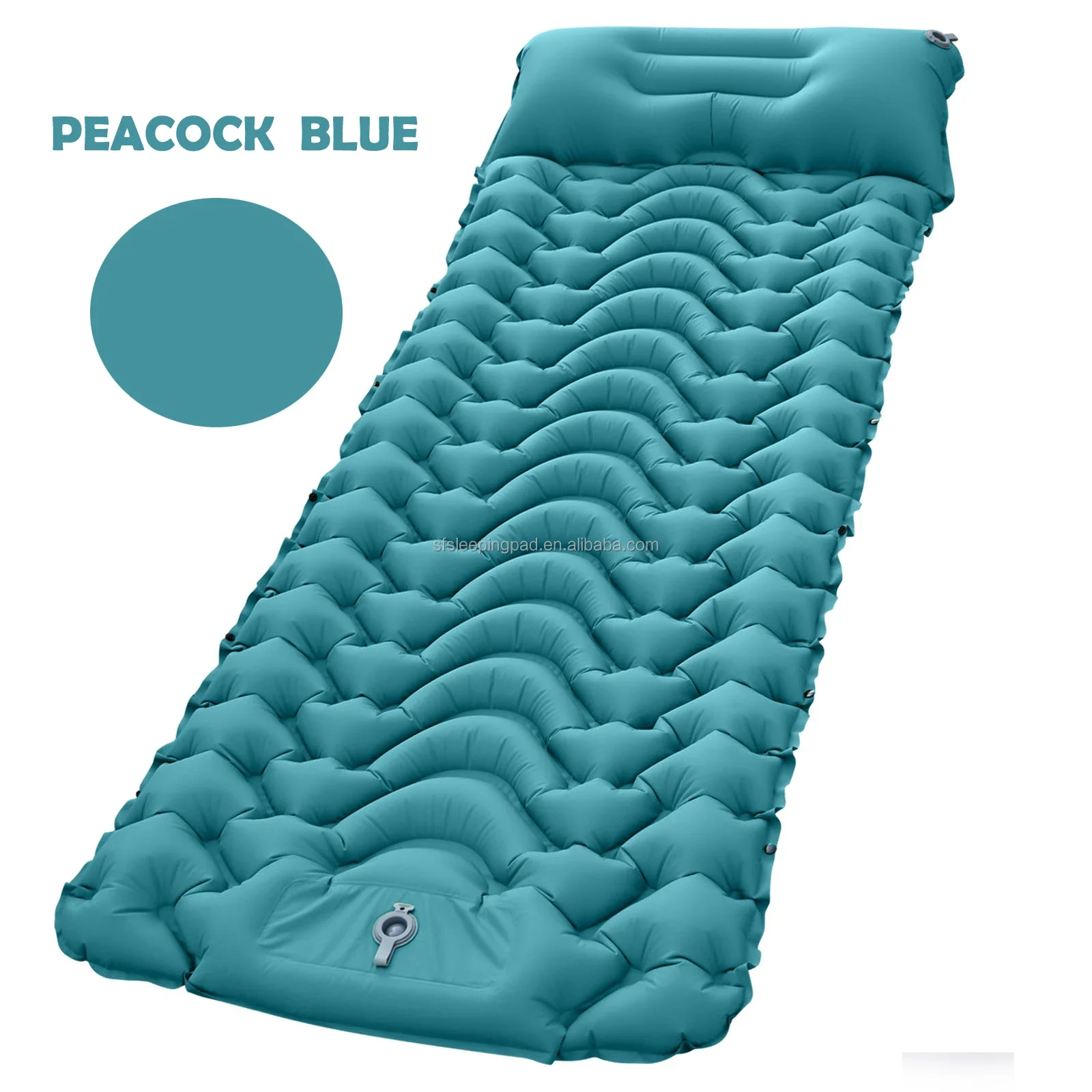 Hot Sale High Quality Foot -Pump Inflatable Camping Sleeping Pad Mat Self-inflating Camping Air Mattress for Outdoor Hiking